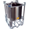 Jacketed, Variable Capacity, Conical Bottom Tanks 1,000 to 2,150 Liter